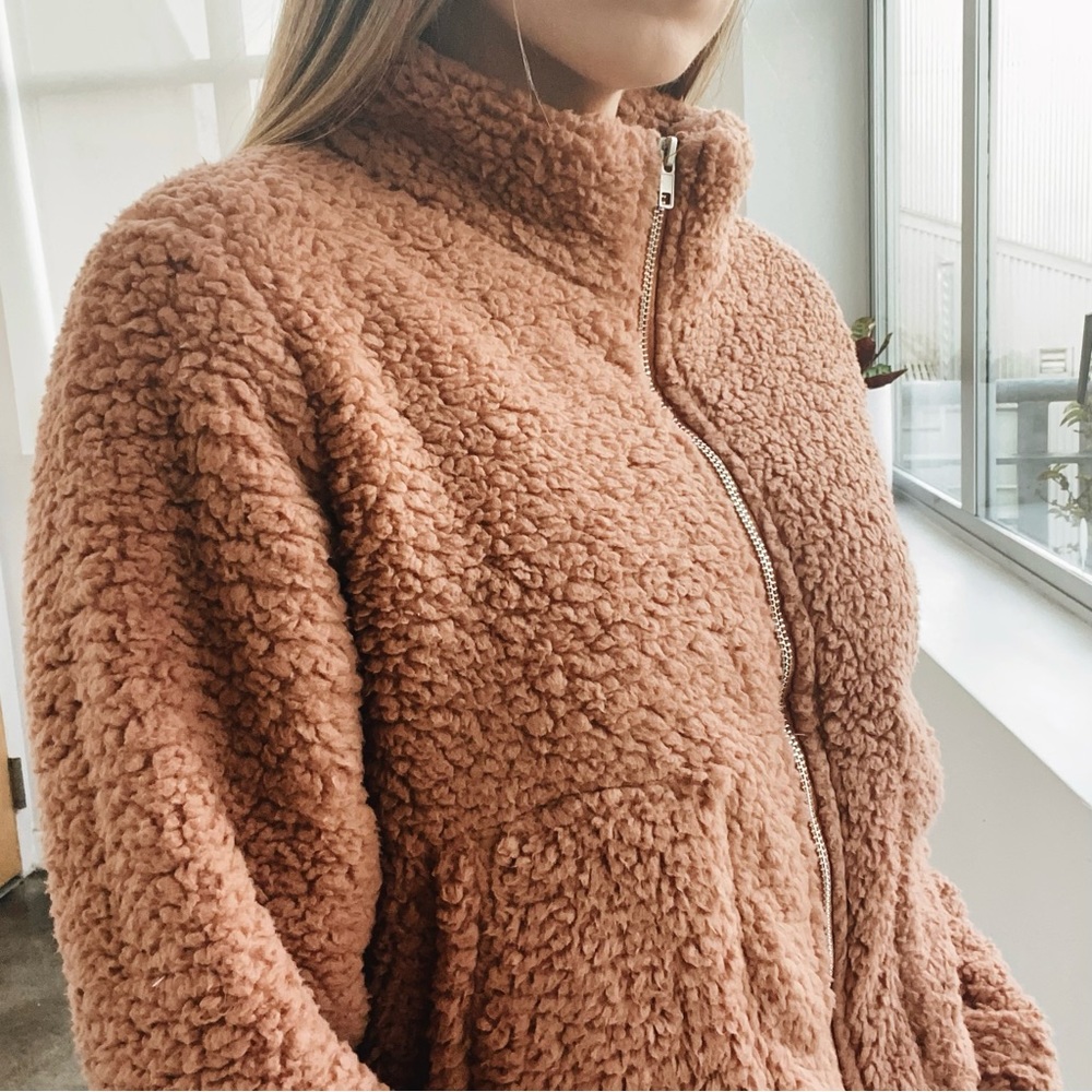 Camel Teddy Jacket - Picture 6 of 6